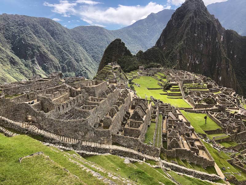 Vue du Machu Picchu